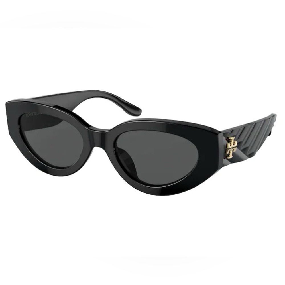 Tory Burch Black Cat-Eye Sunglasses